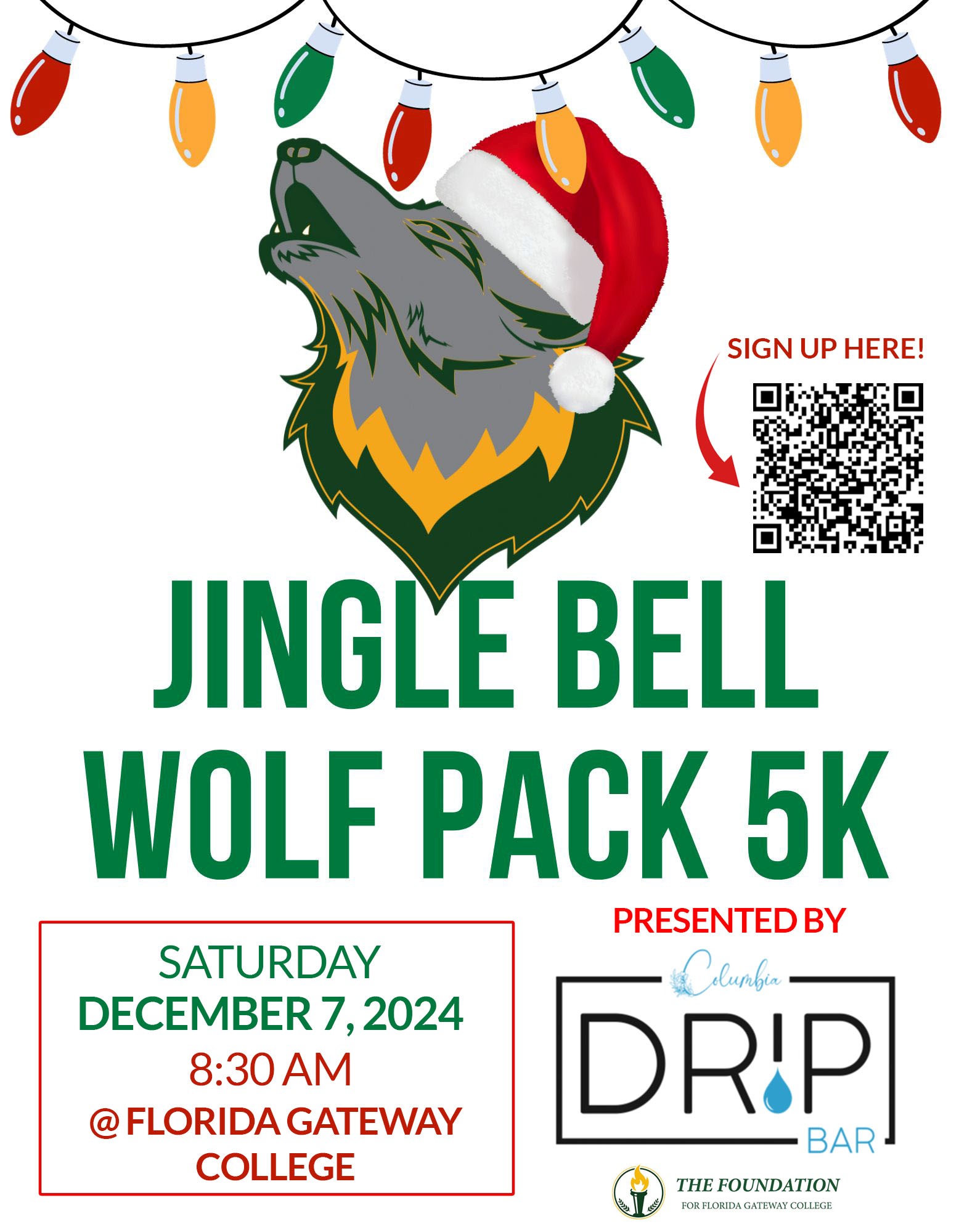 Flyer for 2024 Jingle Bell 5K