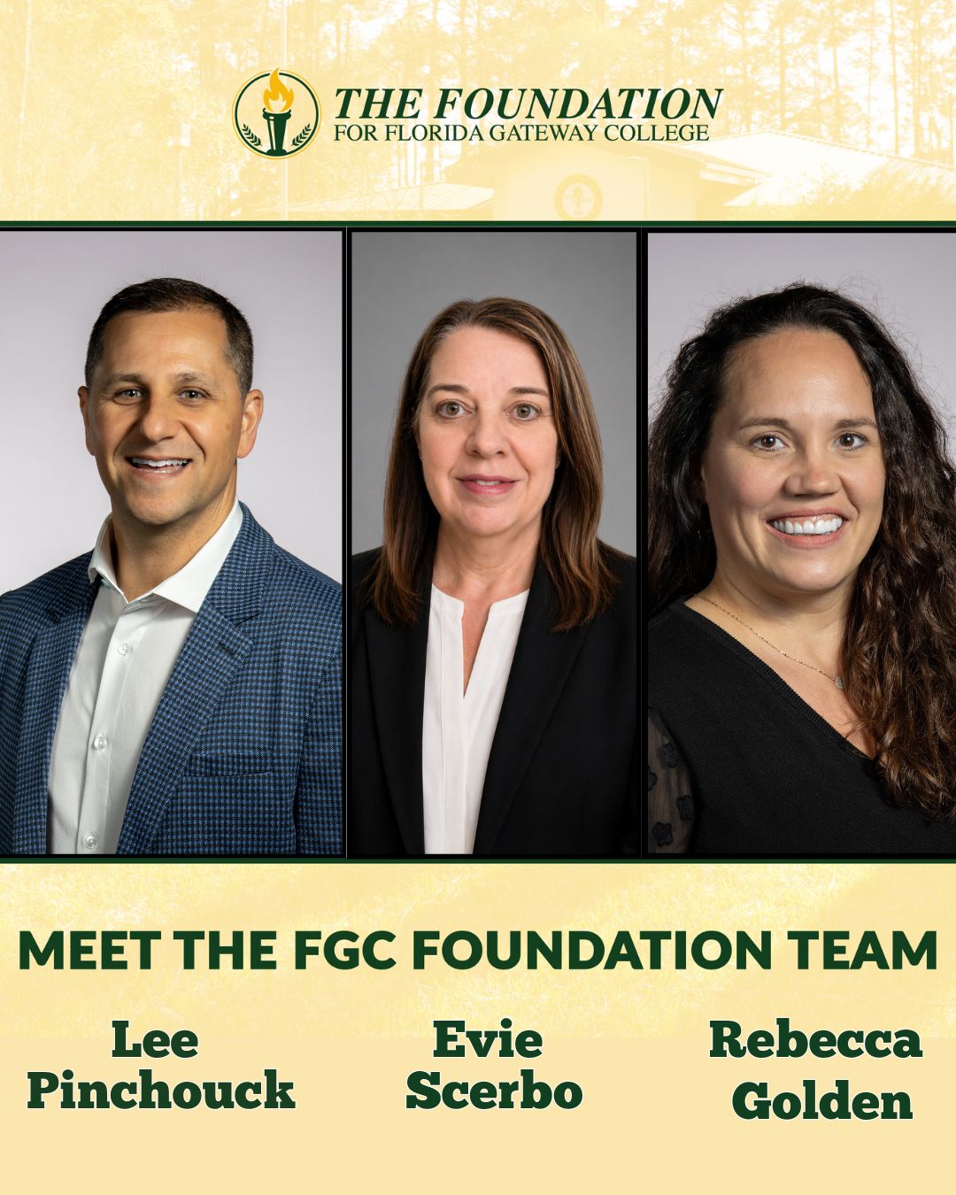 Meet the Foundation Staff - Lee, Evie, Rebecca Meet the Foundation Staff - Lee, Evie, Rebecca