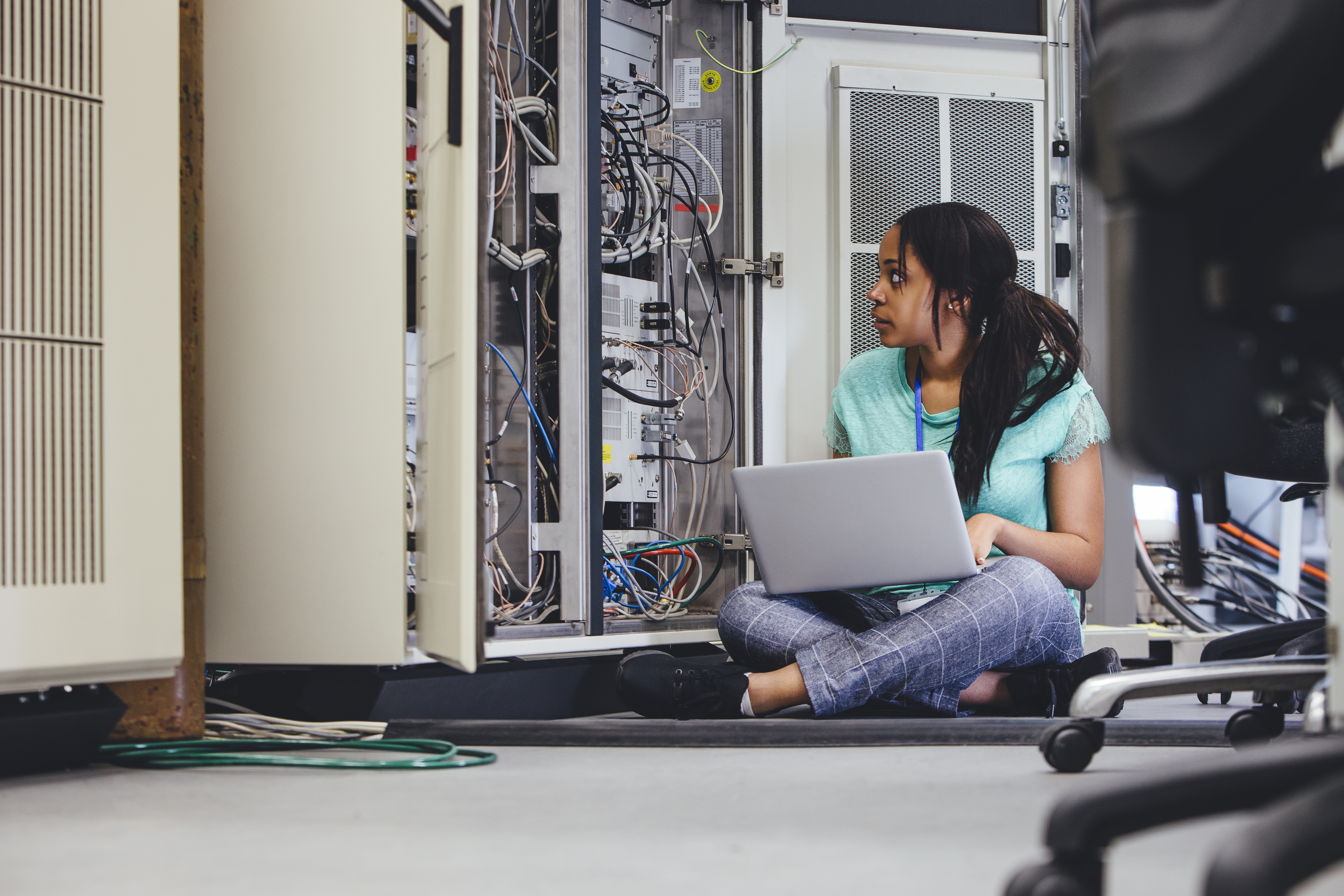 Student checking server