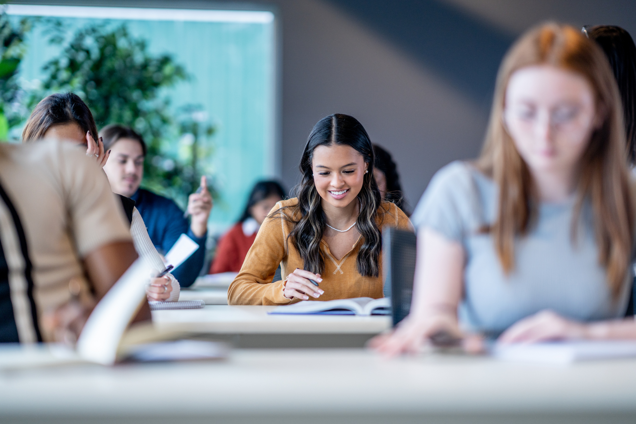 business students