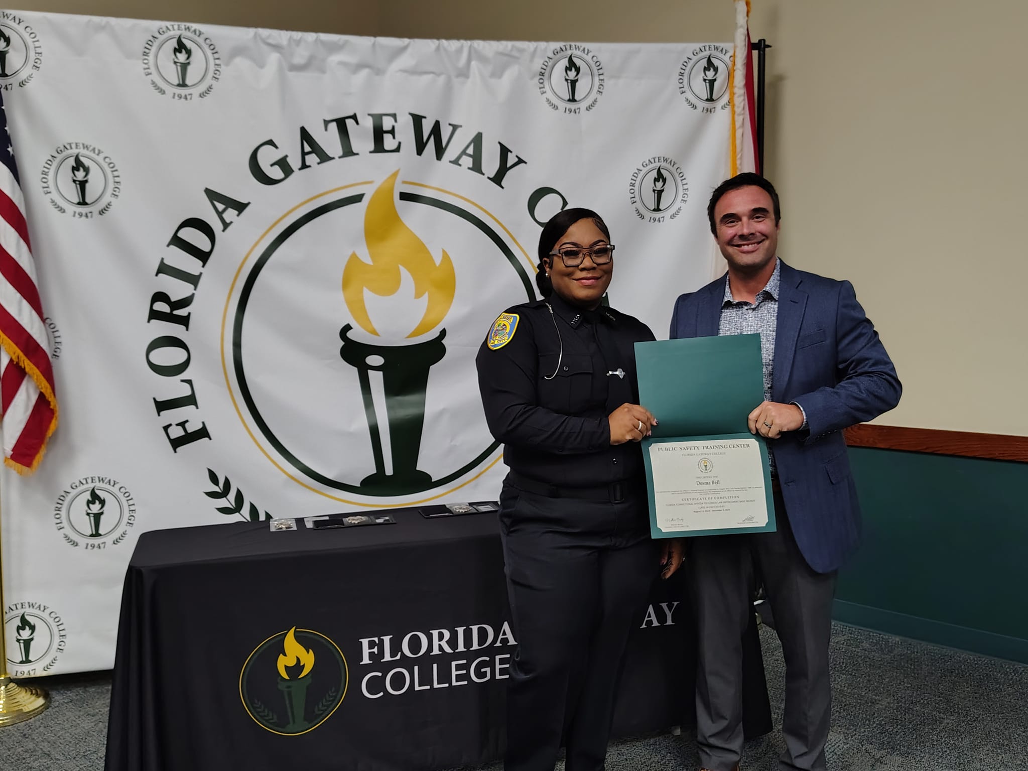 Law Enforcment graduate with Public Safety Director