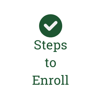 steps to enroll with check mark