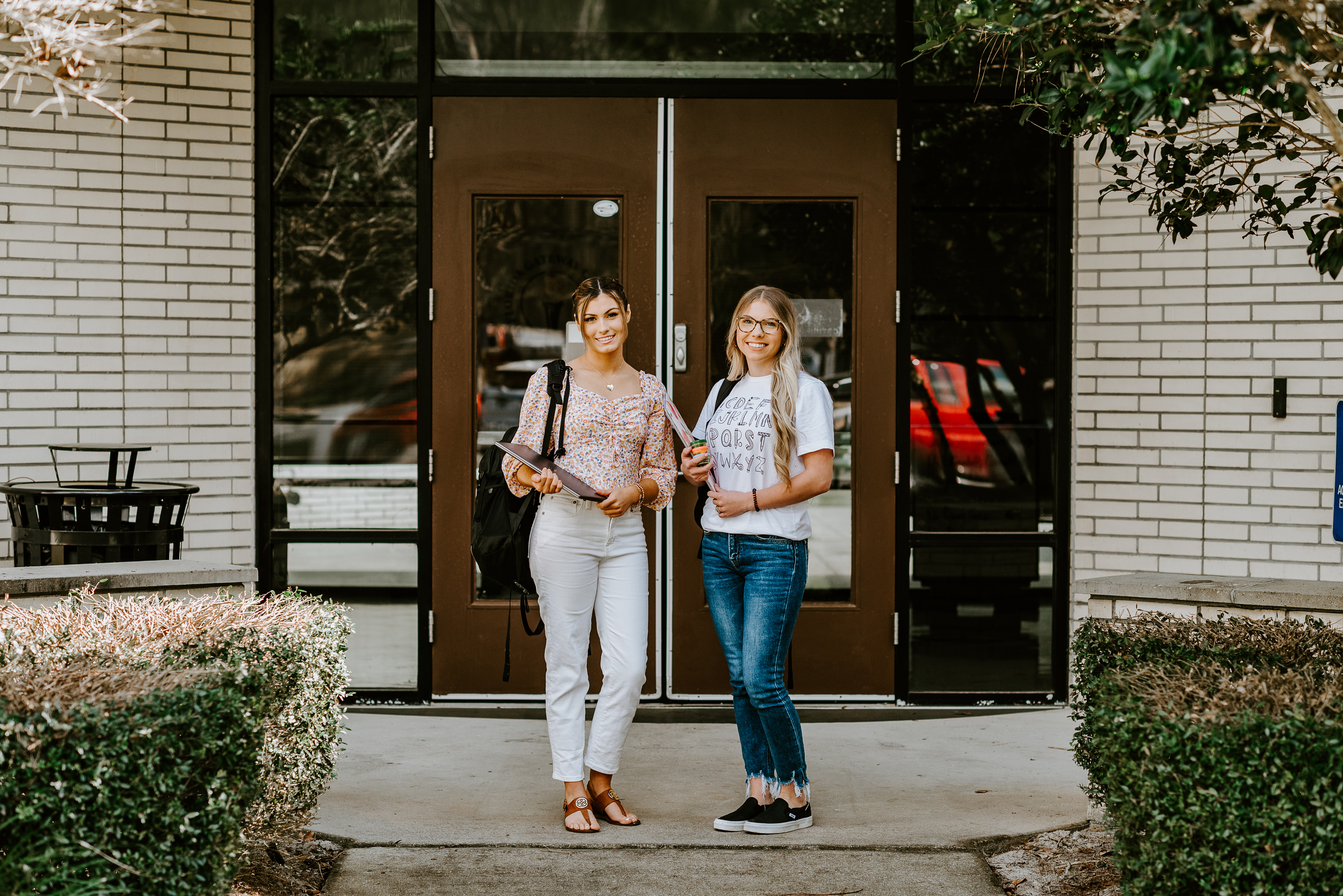Students at Entrance