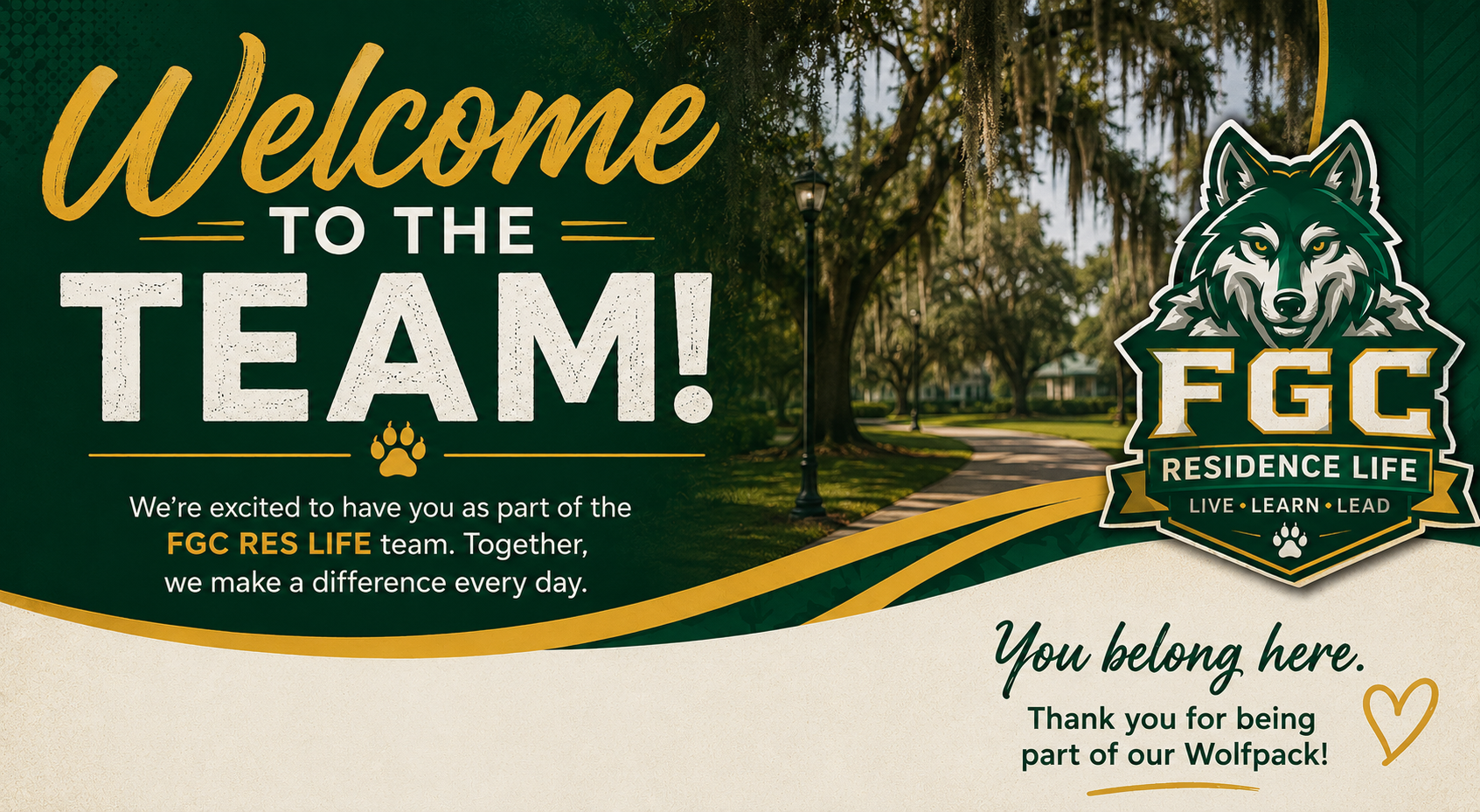 Welcome to the RA team graphic Welcome to the RA team graphic