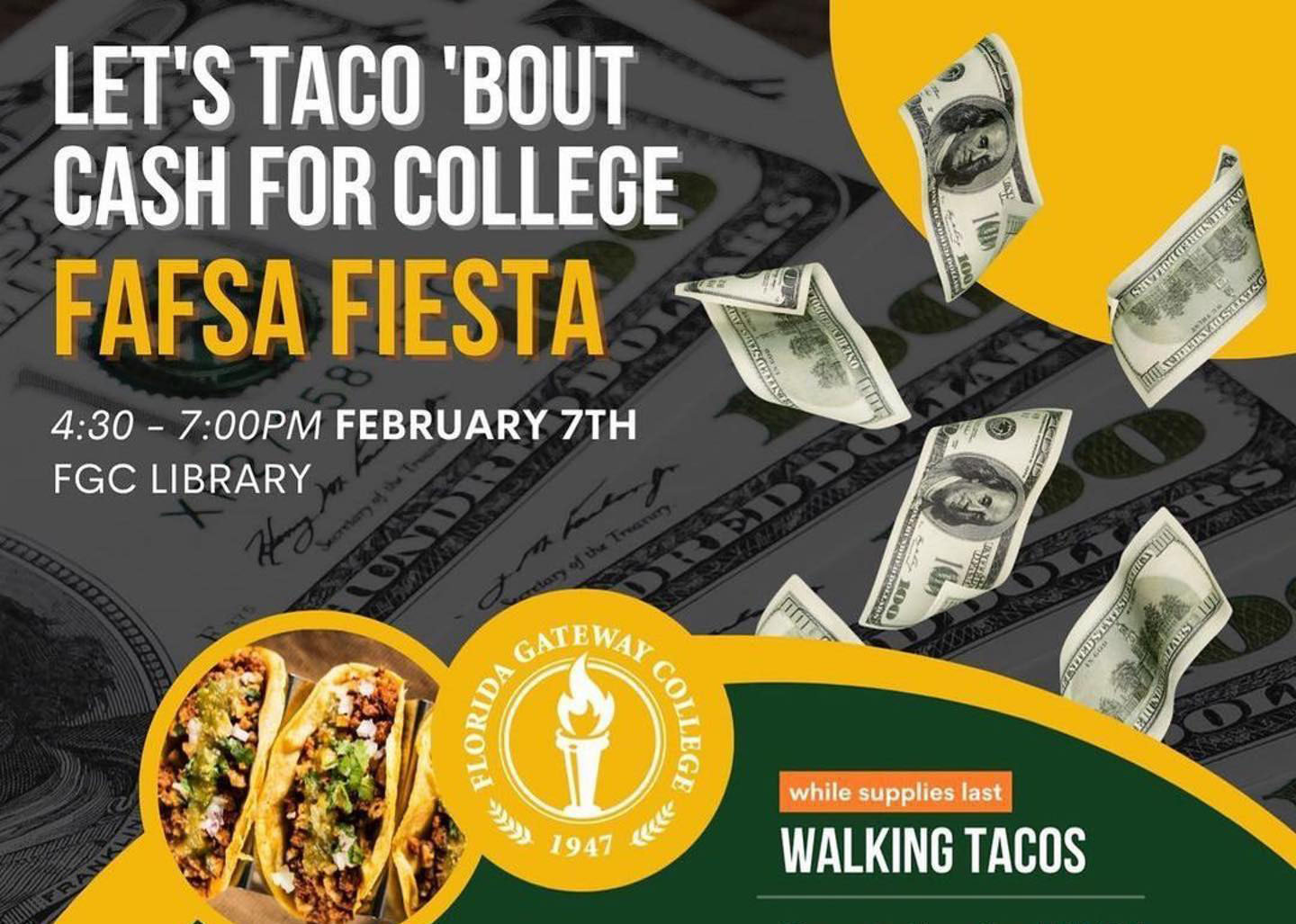 <strong>Florida Gateway College Financial Aid to Hold FAFSA Fiesta</strong>