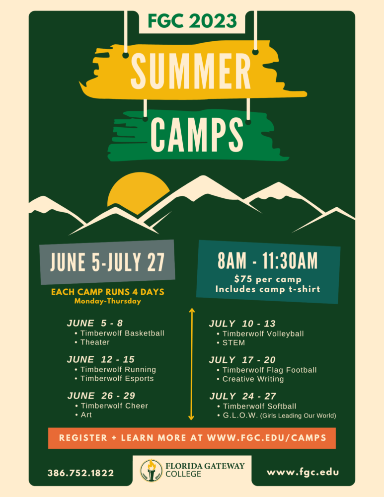 <strong>Florida Gateway College Announces 2023 Youth Summer Camps</strong>