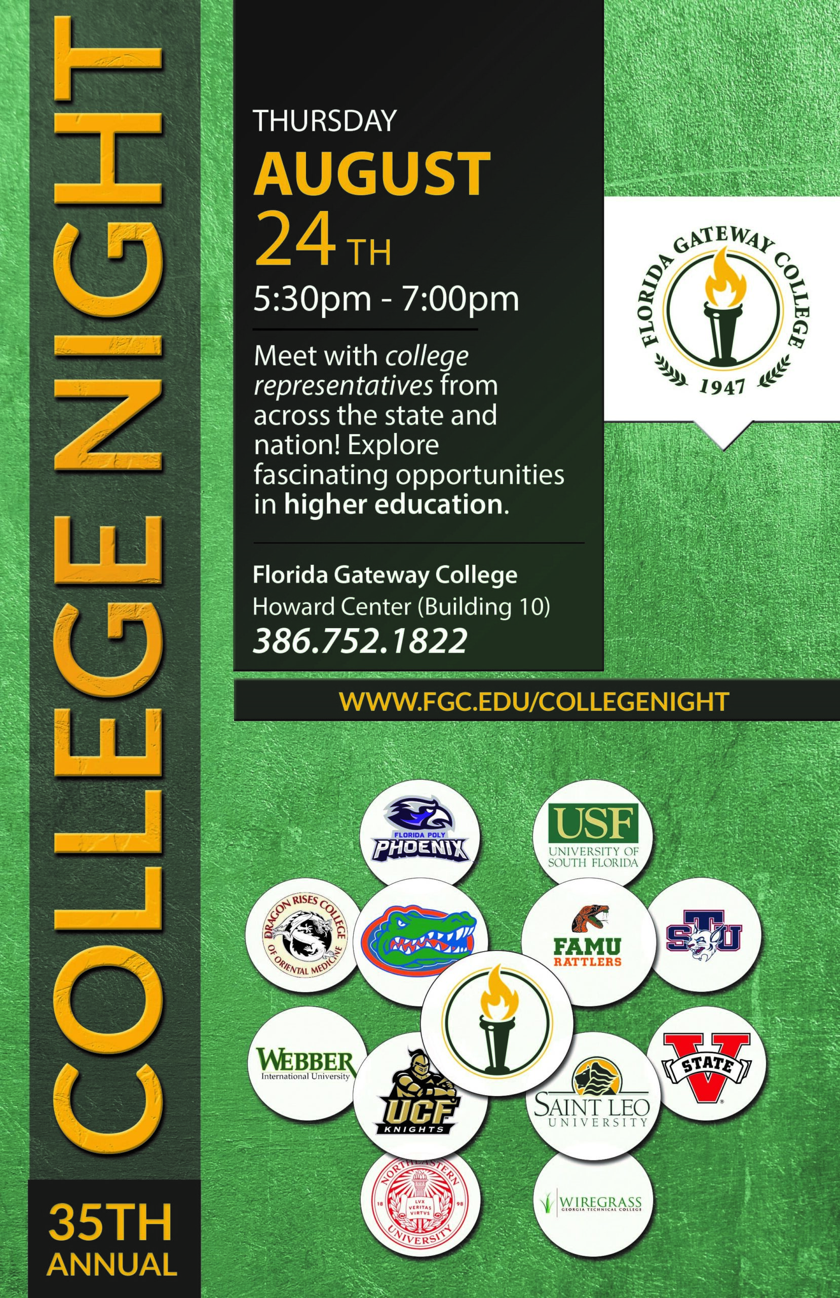 FGC to Hold 35th Annual College Night